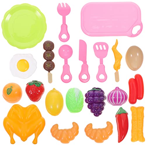 UPKOCH 23 Stück Simuliertes Obst Und Gemüse Kinderspielzeug Lebensmittel Lernbedarf Schneidespielzeug Spielküchenzubehör Kognitives Kinderspielzeug Kinderspielzeug UPKOCH 23 Stück Simuliertes Obst Und Gemüse Kinderspielzeug Lebensmittel Lernbedarf Schneidespielzeug Spielküchenzubehör Kognitives Kinderspielzeug Kinderspielzeug von UPKOCH