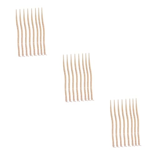 UPKOCH 24 Stck. Teiliges Holzschlangen Realistische Simulation Glatte Oberfläche Ungiftiges Material als Party Streich und Interaktives Kinderspielzeug für Jungen und Mädchen von UPKOCH