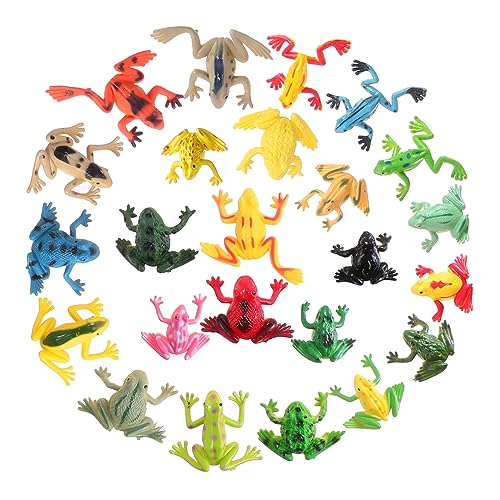 UPKOCH 24 Stück Frosch Künstliche Frösche Figuren für Dekoration für Mikrolandschaften und Aquarien Lehrmittel und Garten Deko UPKOCH 24 Stück Frosch Künstliche Frösche Figuren für Dekoration für Mikrolandschaften und Aquarien Lehrmittel und Garten Deko von UPKOCH