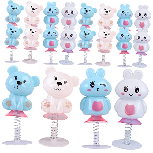 UPKOCH 24 Stück Frühlingsspielzeug kinderspielzeug für Toys Fun Toy auf federnd Kaninchen Jungen Strumpffüller Kinderparty Gefälligkeiten Plastik von UPKOCH