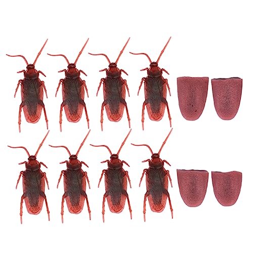 UPKOCH Gruseliges Halloween-Requisiten-Set 24-teilig Falsche Zunge Gruseliges Streich-Spielzeug für Halloween-Party-Spiel-Requisiten Kunststoffzunge UPKOCH Gruseliges Halloween-Requisiten-Set 24-teilig Falsche Zunge Gruseliges Streich-Spielzeug für Halloween-Party-Spiel-Requisiten Kunststoffzunge von UPKOCH