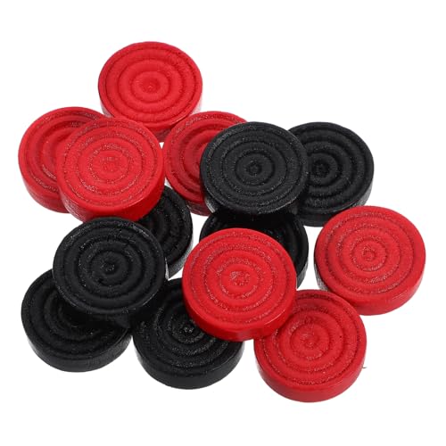 UPKOCH 24 Stück Schach und Dame Spielsteine Robuste Ersatzfiguren für Brettspiele Tragbar Kompakt Spielaccessoires von UPKOCH