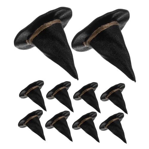 UPKOCH 24 Stück Teiliges Mini Hexenhüte Schwarz Kleine DIY Miniatur Hexenhüte Für Halloween Bastelprojekte Puppenzubehör Partydekoration Flaschenverzierung UPKOCH 24 Stück Teiliges Mini Hexenhüte Schwarz Kleine DIY Miniatur Hexenhüte Für Halloween Bastelprojekte Puppenzubehör Partydekoration Flaschenverzierung von UPKOCH