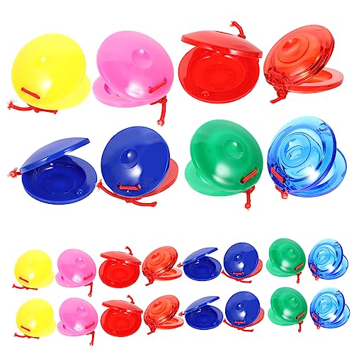 UPKOCH 24 Stück Teiliges Percussion Bunte Klangspielzeuge zur Frühen Musikalischen Geeignet für Kleinkinder Fördert Hand Augen Koordination und Interaktion Zufällige Zufällige Farbe von UPKOCH