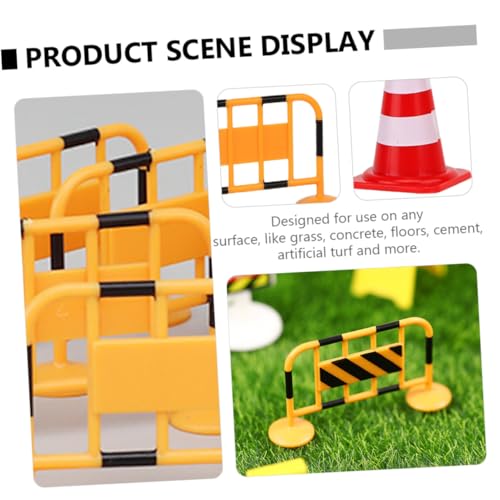 UPKOCH 24 Stück Teiliges Verkehrszeichen Miniatur Road Cones und Absperrungen Leichtes Simulation Roadblocks für Verkehrserziehung und Kognitiven Entwicklung UPKOCH 24 Stück Teiliges Verkehrszeichen Miniatur Road Cones und Absperrungen Leichtes Simulation Roadblocks für Verkehrserziehung und Kognitiven Entwicklung von UPKOCH