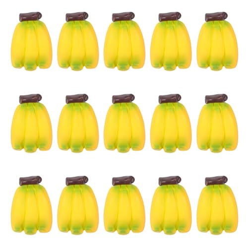 UPKOCH 24 Stück simulierte Banane simuliertes Obst Mini-Obstdekor Küchenzubehör für Puppenstuben Spielzeugbanane für Puppenhaus Miniaturzubehör Obst Faux Food Harz Gelb UPKOCH 24 Stück simulierte Banane simuliertes Obst Mini-Obstdekor Küchenzubehör für Puppenstuben Spielzeugbanane für Puppenhaus Miniaturzubehör Obst Faux Food Harz Gelb von UPKOCH