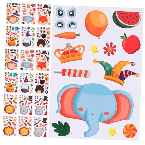 UPKOCH 24Blätter Tieraufkleber zur Belohnung Selbstklebende Ermutigungssticker für DIY Handwerksprojekte Motivationsaufkleber für Schüler und UPKOCH 24Blätter Tieraufkleber zur Belohnung Selbstklebende Ermutigungssticker für DIY Handwerksprojekte Motivationsaufkleber für Schüler und von UPKOCH