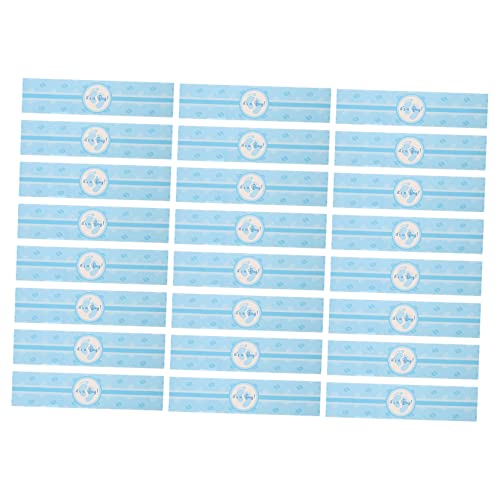 UPKOCH 24St Geschlecht offenbaren geldumschläge Umschlag aufklebebuchstaben The Craft ziernieten Geschlechtsaufkleber Geschlecht enthüllen Abziehbilder Bay Dusche Aufkleber Plastik Blue von UPKOCH