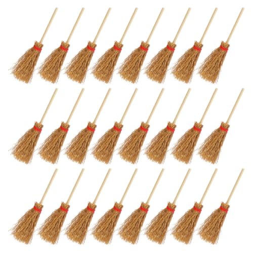 UPKOCH Pädagogisches Und Kreatives Mini-Besen-Set 24-teiliges Miniatur-reinigungswerkzeug Feinmotorik Und Vorstellungskraft Für Kinder von UPKOCH