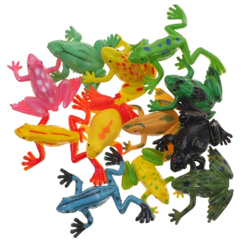 UPKOCH 24St Simulationsfrosch kleine frösche kleine Froschfiguren simulierte Froschverzierung Frösche Modelldekor Modell kleine Frösche Frösche Frösche Figur PVC von UPKOCH