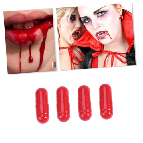 UPKOCH 24Stücke Fake Kapseln Lustiges Horror für Halloween Aprilscherze und Cosplay für Realistische Effekte bei Partys und Theateraufführungen von UPKOCH