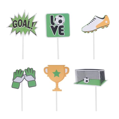 UPKOCH 24Stücke Fußball Party Kuchen Picks Kreative Tortendeko Für Desserts Und Feiern Für Fußballpartys Aus Hochwertigem Tolle Dekoration Für Kuchen UPKOCH 24Stücke Fußball Party Kuchen Picks Kreative Tortendeko Für Desserts Und Feiern Für Fußballpartys Aus Hochwertigem Tolle Dekoration Für Kuchen von UPKOCH