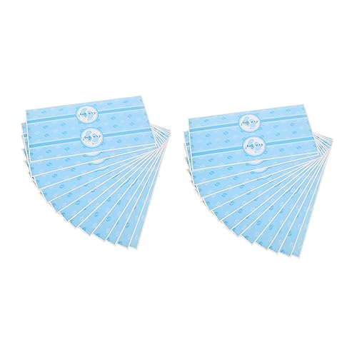 UPKOCH 24Stücke Wasserflaschenaufkleber zur Geschlechtsenthüllung Party Zubehör für Babyparty Selbstklebend Passend für Wasserflaschen Niedliche Designs für Jungen und Mädchen von UPKOCH