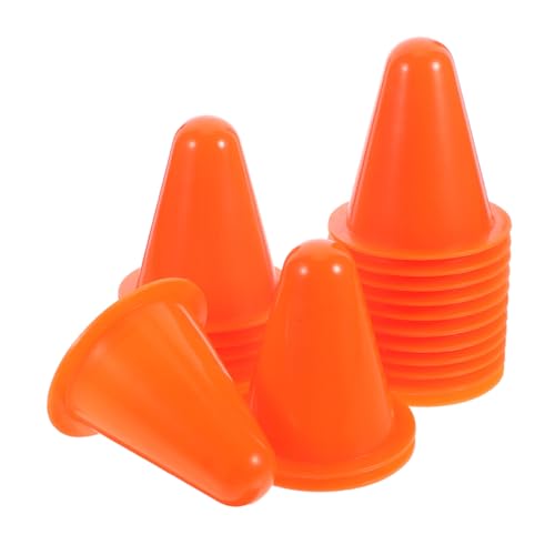 UPKOCH 25 Stück Eislaufhindernisse Schlittschuhe Mini-fußballhütchen Zapfen Skaten Skateboard Sportmarker Minikegel Für Den Sport Trainingsstütze Trainingskegel Für Bohrer Plastik Orange UPKOCH 25 Stück Eislaufhindernisse Schlittschuhe Mini-fußballhütchen Zapfen Skaten Skateboard Sportmarker Minikegel Für Den Sport Trainingsstütze Trainingskegel Für Bohrer Plastik Orange von UPKOCH