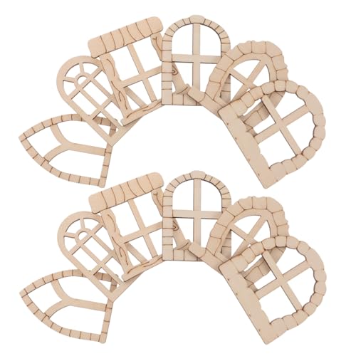 UPKOCH 25 Stück Mini-Fensterzubehör Garten Accessoires gartenaccessoires Miniaturtür Mini-Fensterrahmenmodell Bastelset Feenfenster Gartentür Puppenhausfenster Minitür hölzern Khaki UPKOCH 25 Stück Mini-Fensterzubehör Garten Accessoires gartenaccessoires Miniaturtür Mini-Fensterrahmenmodell Bastelset Feenfenster Gartentür Puppenhausfenster Minitür hölzern Khaki von UPKOCH