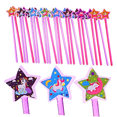 UPKOCH 25 Stück Zauberstab Fee Party entzückende Pentagramm-Stäbchen Massenspielzeug Toys for mädchen Kinderspielzeug Zauberstäbe für Bühnenauftritte Plastik von UPKOCH