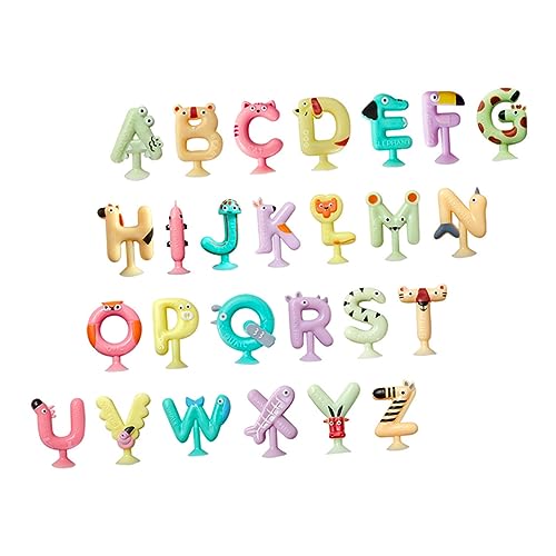 UPKOCH 26 Teiliges Alphabet Saugnapf Set Für Lernspielzeug Für Buchstaben Und Tiere Pädagogisches Spiel Für Die Badewanne Und Sensorische Spiele UPKOCH 26 Teiliges Alphabet Saugnapf Set Für Lernspielzeug Für Buchstaben Und Tiere Pädagogisches Spiel Für Die Badewanne Und Sensorische Spiele von UPKOCH