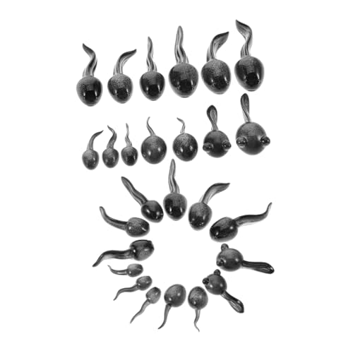 UPKOCH 26St Micro Landscape Kaulquenze Terrarium zubehör teich Dekoration süße kleine Verzierungen Matte Untersetzer Minikaulquappen Terrarienfiguren kleine Tierfiguren Harz Black UPKOCH 26St Micro Landscape Kaulquenze Terrarium zubehör teich Dekoration süße kleine Verzierungen Matte Untersetzer Minikaulquappen Terrarienfiguren kleine Tierfiguren Harz Black von UPKOCH
