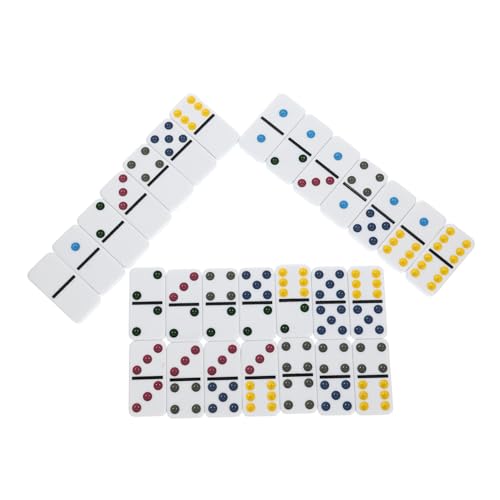 UPKOCH 28 Stück Dominospielzeug Domino- Domino-Bausteine Familienspielversorgung Retro-Dominoblöcke Domino-Spielsteine westliches Domino-Rennen Vintage-Domino UPKOCH 28 Stück Dominospielzeug Domino- Domino-Bausteine Familienspielversorgung Retro-Dominoblöcke Domino-Spielsteine westliches Domino-Rennen Vintage-Domino von UPKOCH