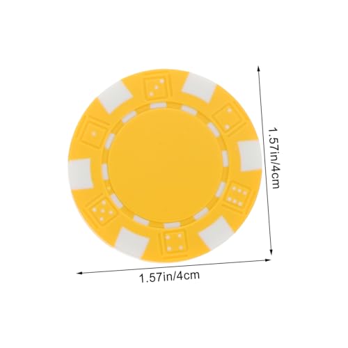 UPKOCH 28 Stück Teiliges Poker Chip aus Langlebigem PP Material Professionelle Spielmarken in Farben für Pokerturniere und Spielrunden Kreatives Zubehör für und Kartenspiele von UPKOCH