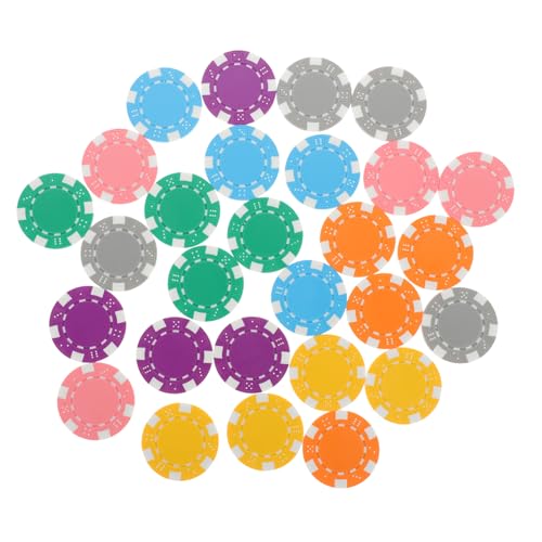 UPKOCH 28 Stück Teiliges Poker Chips aus Hochwertigem Material Farbenfroh und Langlebig für Pokerspiele und Spielabende Leicht und Tragbar Einfache Handhabung und Gute Spielbarkeit UPKOCH 28 Stück Teiliges Poker Chips aus Hochwertigem Material Farbenfroh und Langlebig für Pokerspiele und Spielabende Leicht und Tragbar Einfache Handhabung und Gute Spielbarkeit von UPKOCH