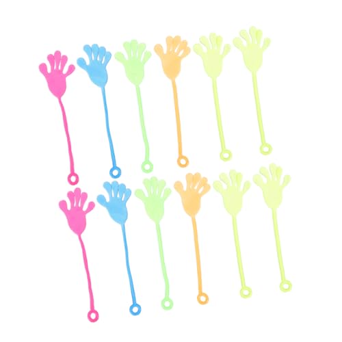 UPKOCH 28 Stück Teiliges Sticky Finger für Elastische Klebrige Mitgebsel Bunte Kreative Party Gastgeschenke für Geburtstagsfeiern und Ostern von UPKOCH