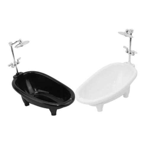 UPKOCH 2Er Set Badezimmerzubehör Badewanne Miniatur Babybadwanne lustige Badezimmeraccessoires Puppenmöbel Plastik UPKOCH 2Er Set Badezimmerzubehör Badewanne Miniatur Babybadwanne lustige Badezimmeraccessoires Puppenmöbel Plastik von UPKOCH
