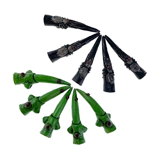 UPKOCH 2Er Set Nagel Requisiten Hexen Faltnägel Kostüm Sets Clown Halloween Zubehör Nägel Mit Kleber Gruselig Für Nägel Sargkrallen Gruselige Kunstnägel Partynägel Nagel UPKOCH 2Er Set Nagel Requisiten Hexen Faltnägel Kostüm Sets Clown Halloween Zubehör Nägel Mit Kleber Gruselig Für Nägel Sargkrallen Gruselige Kunstnägel Partynägel Nagel von UPKOCH