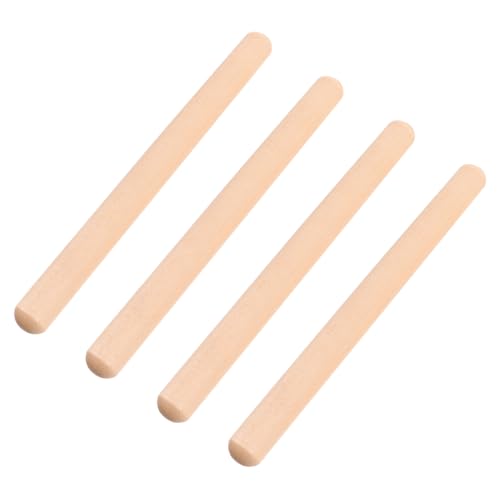 UPKOCH 2Paare Holz Rhythmus Sticks Musikalisches Schlaginstrument Zubehör für Teiliges Percussion aus Hochwertigem Holz für Musikunterricht und Rhythmusspiele von UPKOCH
