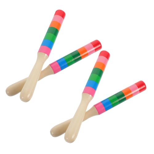 UPKOCH 2Paare Rhythmusstöcke aus Holz für Percussion Instrumente für Musikunterricht und Kreative Spielstunden mit Klarer Klangqualität und Sicherer Verarbeitung UPKOCH 2Paare Rhythmusstöcke aus Holz für Percussion Instrumente für Musikunterricht und Kreative Spielstunden mit Klarer Klangqualität und Sicherer Verarbeitung von UPKOCH