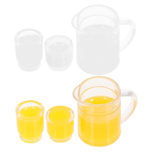 UPKOCH 2Sätze Küchenzubehör Teiliges Milch und Orangensaft für Puppenhäuser Rollenspielzubehör und Realistisch Bringt Farbe und Charme Ihr Mini UPKOCH 2Sätze Küchenzubehör Teiliges Milch und Orangensaft für Puppenhäuser Rollenspielzubehör und Realistisch Bringt Farbe und Charme Ihr Mini von UPKOCH