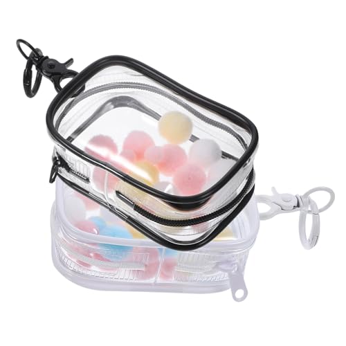 UPKOCH 2Sätze Transparente Aufbewahrungstaschen Mit Schlüsselanhänger Für Figuren Display Box Für Actionfiguren Kleine Schwarze Und Weiße Pouch Für Sammler Und Aussteller UPKOCH 2Sätze Transparente Aufbewahrungstaschen Mit Schlüsselanhänger Für Figuren Display Box Für Actionfiguren Kleine Schwarze Und Weiße Pouch Für Sammler Und Aussteller von UPKOCH