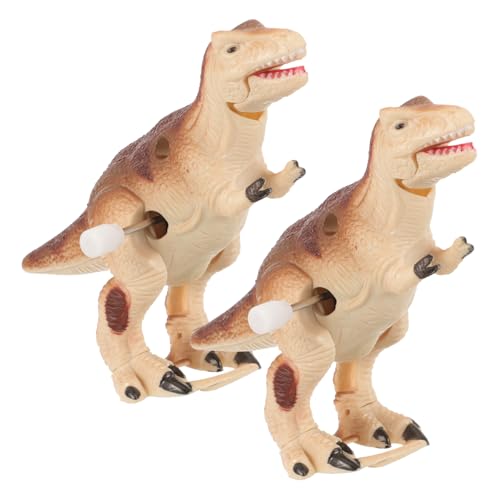UPKOCH 2St Dinosaurier- interaktives kinderspielzeug ostergeschenke für Tierförmiges saurier Dinosaurierspielzeug Uhrwerk Plastik von UPKOCH
