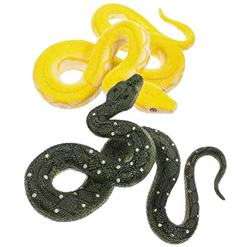 UPKOCH 2St Goldenes Python-Modell Schlangenspielzeug Reptilienspielzeug für kinderspielzeug gartendeko Simulation von Tierfiguren Simulation Einer Schlangenfigur Plastik UPKOCH 2St Goldenes Python-Modell Schlangenspielzeug Reptilienspielzeug für kinderspielzeug gartendeko Simulation von Tierfiguren Simulation Einer Schlangenfigur Plastik von UPKOCH