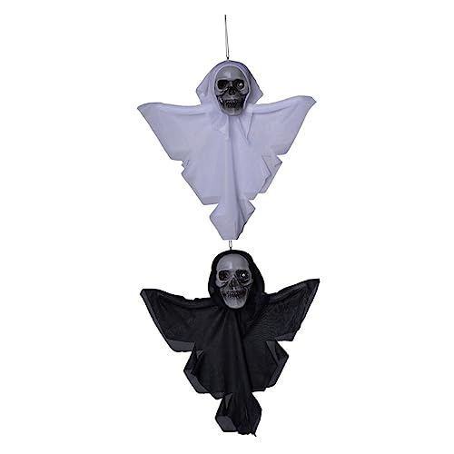 UPKOCH 2St Halloween deko Halloween-Dekoration Gruselige Dekoration hängender Halloween-Geist hängende Skelettdekoration Halloween-Spukhausdekorationen Festival-Geister-Ornament Plastik UPKOCH 2St Halloween deko Halloween-Dekoration Gruselige Dekoration hängender Halloween-Geist hängende Skelettdekoration Halloween-Spukhausdekorationen Festival-Geister-Ornament Plastik von UPKOCH
