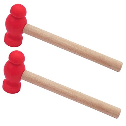 UPKOCH 2St Holzhammer Werkzeug für kinderwerkzeug Kinderreparaturwerkzeug Spielzeugwerkzeug DIY- Kinderspielzeug Minihammer Hammerspielzeug aus Holz Haushammer rot UPKOCH 2St Holzhammer Werkzeug für kinderwerkzeug Kinderreparaturwerkzeug Spielzeugwerkzeug DIY- Kinderspielzeug Minihammer Hammerspielzeug aus Holz Haushammer rot von UPKOCH