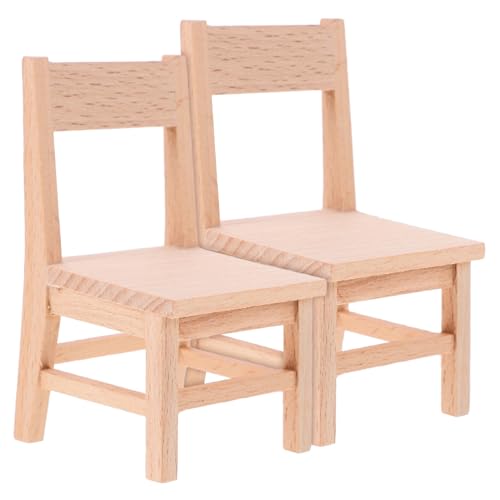 UPKOCH 2St Kleines Holzstuhlmodell LED-Lichtleiste Teile der Wärmflasche Auslauf Gewächshaus Anhänger esszimmerstühle realistisches Miniaturspielzeug Mini-Hausversorgung Puppenmöbel Beige UPKOCH 2St Kleines Holzstuhlmodell LED-Lichtleiste Teile der Wärmflasche Auslauf Gewächshaus Anhänger esszimmerstühle realistisches Miniaturspielzeug Mini-Hausversorgung Puppenmöbel Beige von UPKOCH
