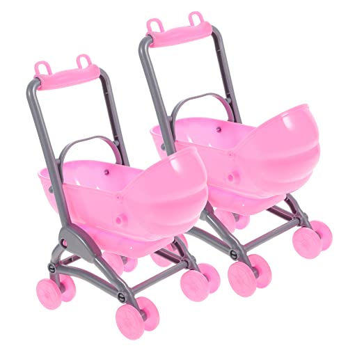 UPKOCH 2 Stücke Mini Baby Wagen Simulation Kinderwagen Spielzeug Für Kleinkinder Pädagogisches Spielset Jungen Und Mädchen Spielzeug UPKOCH 2 Stücke Mini Baby Wagen Simulation Kinderwagen Spielzeug Für Kleinkinder Pädagogisches Spielset Jungen Und Mädchen Spielzeug von UPKOCH