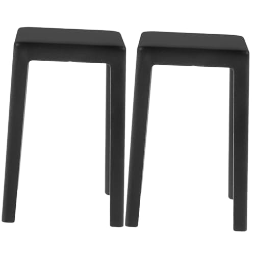UPKOCH 2St Mini-Hockerstuhl Bausatz Miniatur bastelset basteln für mikrolle eincremehilfe Kinderzimmerstuhl Puppenhaus-Minihocker Puppenhauszubehör Plastik Black UPKOCH 2St Mini-Hockerstuhl Bausatz Miniatur bastelset basteln für mikrolle eincremehilfe Kinderzimmerstuhl Puppenhaus-Minihocker Puppenhauszubehör Plastik Black von UPKOCH