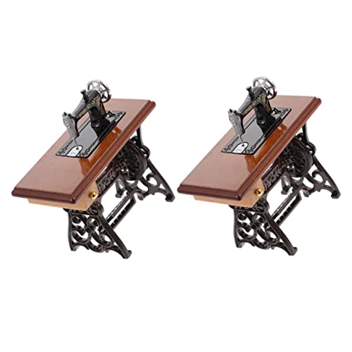 UPKOCH 2St Mini-Nähmaschine bastelzeug handwerkskunst miniaturen Figuren Modellbau miniaturfiguren Retro -Wohnkultur Nähen Bausatz Miniatur-Nähmaschine Puppenhaus-Miniaturen Legierung UPKOCH 2St Mini-Nähmaschine bastelzeug handwerkskunst miniaturen Figuren Modellbau miniaturfiguren Retro -Wohnkultur Nähen Bausatz Miniatur-Nähmaschine Puppenhaus-Miniaturen Legierung von UPKOCH