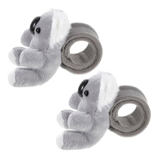UPKOCH Robustes Material Slap Armbänder Koala Spielzeug Slap Band 2 Stücke Tier Slap Armband Entzückende Party Favor Geburtstag von UPKOCH