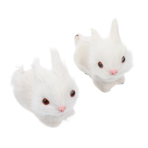 UPKOCH Figuren Handwerk Ornamente Mini Ornament Künstliche Decor Bunny Spielzeug Für Kinder Lebensechte Aussehen Decor UPKOCH Figuren Handwerk Ornamente Mini Ornament Künstliche Decor Bunny Spielzeug Für Kinder Lebensechte Aussehen Decor von UPKOCH