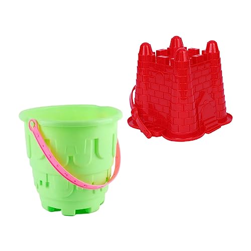 UPKOCH 2St Strand Eimer sandspielzeug strandspielzeug sandkistenspielzeugset Kinderstrandspielzeug sandformen Sandbox kreative Strandsandeimer Eimer für Sandburgen Plastik UPKOCH 2St Strand Eimer sandspielzeug strandspielzeug sandkistenspielzeugset Kinderstrandspielzeug sandformen Sandbox kreative Strandsandeimer Eimer für Sandburgen Plastik von UPKOCH