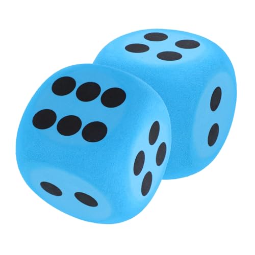 UPKOCH Großes Schaumstoffwürfel-Set 6 cm Große Eva-würfel Klassenzimmerwürfel Kinderspielspielzeug Sicher Für Kinder Für Partys Und Bildung von UPKOCH