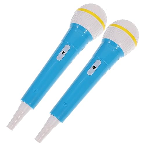UPKOCH 2St simuliertes Mikrofon geschirrset Set for Karaoke- Mikrofone Kunststoff-Mikrofon- Spielzeugmikrofon für PVC Blue UPKOCH 2St simuliertes Mikrofon geschirrset Set for Karaoke- Mikrofone Kunststoff-Mikrofon- Spielzeugmikrofon für PVC Blue von UPKOCH