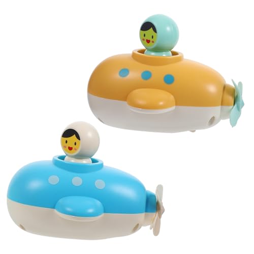 UPKOCH 2Stücke Aufziehspielzeug Unterwasserboot Wasserspielzeug Für Ab Jahr Lustiges Badewannenspielzeug Für Sommer Und Pool Spritzendes Für Kleinkinder von UPKOCH
