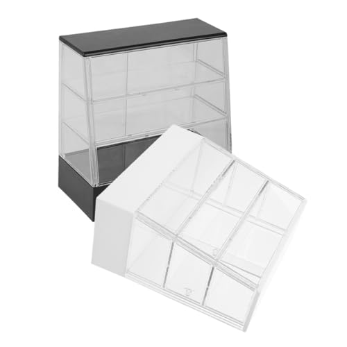UPKOCH 2Stücke Bäckereikabinett für Puppenhaus Weißer Schwarzer Kuchen Anzeigeschrank aus Sicherem für Küchendekor und Kreative Spielsets UPKOCH 2Stücke Bäckereikabinett für Puppenhaus Weißer Schwarzer Kuchen Anzeigeschrank aus Sicherem für Küchendekor und Kreative Spielsets von UPKOCH