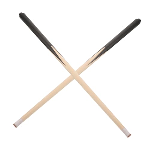 UPKOCH 2Stücke Billard Queue Kurzer Pool Queue Stick Aus Holz Für Anfänger Langlebig Und Handlich Perfektes Billard Zubehör Für Kleine Spieler von UPKOCH