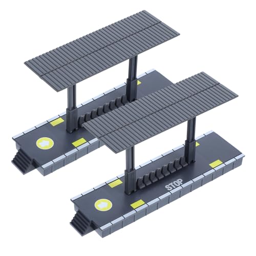 UPKOCH 2stücke Teiliges Modellbahn-halteplatz Dekorativer Spielzeugbahnhof Für Kreative Landschaftsgestaltung Und -projekte Spielzimmer Oder Garten UPKOCH 2stücke Teiliges Modellbahn-halteplatz Dekorativer Spielzeugbahnhof Für Kreative Landschaftsgestaltung Und -projekte Spielzimmer Oder Garten von UPKOCH