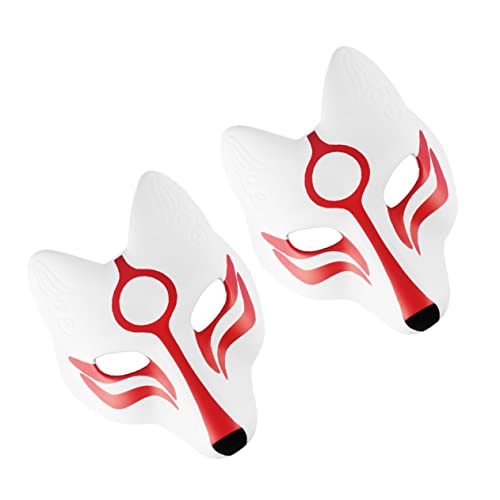 UPKOCH 2stücke Weiße Fuchsmaske Für Erwachsene Cosplay Und Partys Für Halloween Und Maskenbälle Komfortabel Und Dekorativ Aus Hochwertigem Material UPKOCH 2stücke Weiße Fuchsmaske Für Erwachsene Cosplay Und Partys Für Halloween Und Maskenbälle Komfortabel Und Dekorativ Aus Hochwertigem Material von UPKOCH